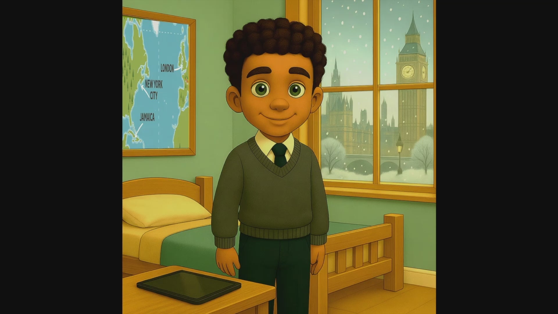 Load video: Banner image descriptionVideo preview of My Cousin Kate storybook series for kids ages 4–8, exploring kindness, culture, and vocabulary through fun and colorful animations.